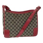 Pre-owned Canvas gucci-bags Gucci Vintage , Beige , Dames