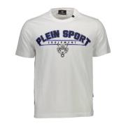 Korte Mouw Heren T-shirt Wit Plein Sport , White , Heren