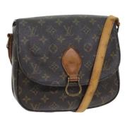 Pre-owned Canvas louis-vuitton-bags Louis Vuitton Vintage , Brown , Da...