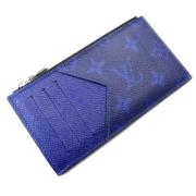 Pre-owned Canvas wallets Louis Vuitton Vintage , Blue , Heren