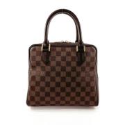 Pre-owned Canvas handbags Louis Vuitton Vintage , Brown , Dames