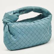 Pre-owned Leather handbags Bottega Veneta Vintage , Blue , Dames