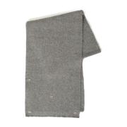 Grijze Melange Sjaal Twinset , Gray , Dames