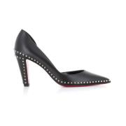 Zwarte puntige hakken met zilveren studs Christian Louboutin , Black ,...