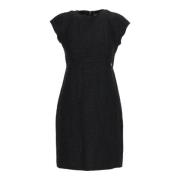 Pre-owned Silk dresses Chanel Vintage , Black , Dames