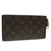 Pre-owned Canvas pouches Louis Vuitton Vintage , Brown , Dames