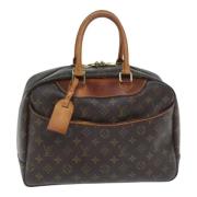 Pre-owned Canvas handbags Louis Vuitton Vintage , Brown , Dames