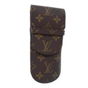 Pre-owned Canvas home-office Louis Vuitton Vintage , Brown , Dames