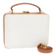 Pre-owned Leather gucci-bags Gucci Vintage , White , Dames