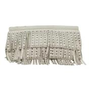 Pre-owned Leather clutches Prada Vintage , White , Dames