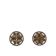 Stud Oorbel Accessoires Tory Burch , Yellow , Dames