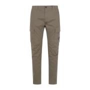 Cargo Broek in Stretch Satijn C.p. Company , Brown , Heren