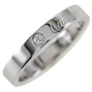 Pre-owned Platinum rings Cartier Vintage , Gray , Dames