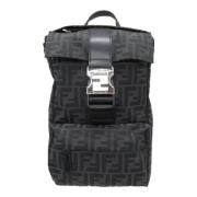 Pre-owned Canvas backpacks Fendi Vintage , Black , Dames