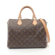 Pre-owned Fabric louis-vuitton-bags Louis Vuitton Vintage , Brown , Da...