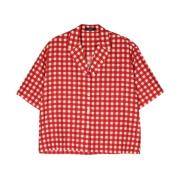 Vichy Zijden Blouse Rode Casual Shirt Joseph , Red , Dames