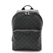 Pre-owned Canvas shoulder-bags Louis Vuitton Vintage , Black , Dames