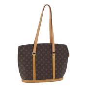 Pre-owned Canvas totes Louis Vuitton Vintage , Brown , Dames