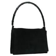 Pre-owned Suede gucci-bags Gucci Vintage , Black , Dames