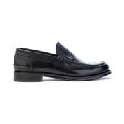 College Mocassin in Leer Brecos , Black , Heren