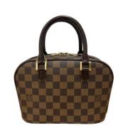 Pre-owned Leather handbags Louis Vuitton Vintage , Brown , Dames