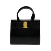 Pre-owned Leather handbags Salvatore Ferragamo Pre-owned , Black , Dam...