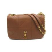 Pre-owned Leather shoulder-bags Yves Saint Laurent Vintage , Brown , D...