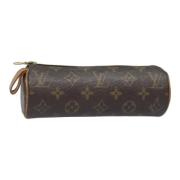 Pre-owned Canvas pouches Louis Vuitton Vintage , Brown , Dames