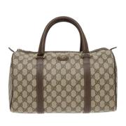 Pre-owned Leather gucci-bags Gucci Vintage , Beige , Dames