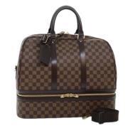 Pre-owned Canvas travel-bags Louis Vuitton Vintage , Brown , Dames