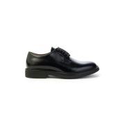 Blake Leren Derby Schoenen Rubberen Zool Brecos , Black , Heren