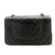 Pre-owned Leather chanel-bags Chanel Vintage , Black , Dames