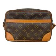 Pre-owned Leather shoulder-bags Louis Vuitton Vintage , Brown , Dames