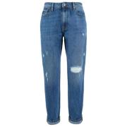 Heren Denim Jeans met Regular Fit YES ZEE , Blue , Dames