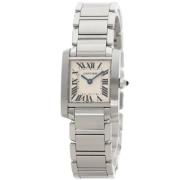 Pre-owned Glass watches Cartier Vintage , Gray , Dames