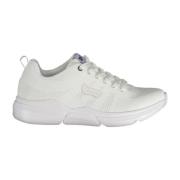 Sportieve witte vetersneakers met contrastdetails GAS , White , Heren