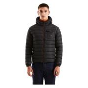 Hooded jas met ritssluiting RefrigiWear , Black , Heren