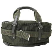 Pre-owned Canvas fendi-bags Fendi Vintage , Green , Dames