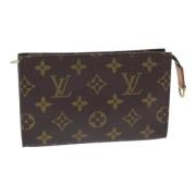 Pre-owned Canvas pouches Louis Vuitton Vintage , Brown , Dames