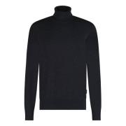 Stijlvolle Roll Neck Sweater State of Art , Gray , Heren