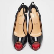 Pre-owned Fabric heels Christian Louboutin Pre-owned , Black , Dames