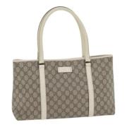 Pre-owned Leather gucci-bags Gucci Vintage , Beige , Dames