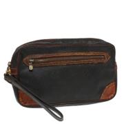 Pre-owned Canvas clutches Louis Vuitton Vintage , Brown , Dames