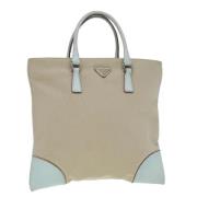 Pre-owned Canvas handbags Prada Vintage , Beige , Dames