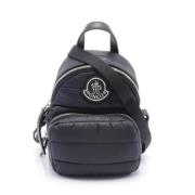 Pre-owned Canvas shoulder-bags Moncler Pre-owned , Black , Dames