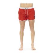 Strandkleding - Frontprint Zwembroek Bikkembergs , Red , Heren