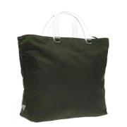 Pre-owned Nylon handbags Prada Vintage , Green , Dames