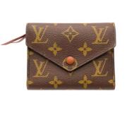 Pre-owned Canvas wallets Louis Vuitton Vintage , Brown , Dames