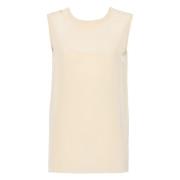 Zijden Tanktop Beige Crepe Blouse Joseph , Beige , Dames