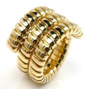 Pre-owned Metal rings Bvlgari Vintage , Yellow , Dames